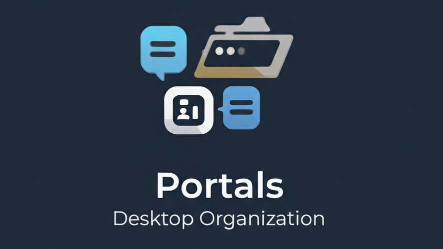 Portals Desktop Organization